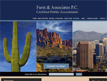 Tablet Screenshot of furst-cpa.com